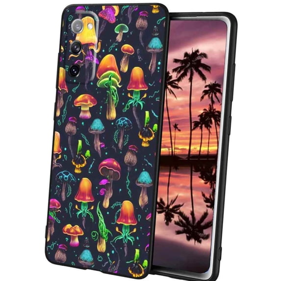 Mushrooms-Shrooms-Cottagecore-6 Phone Case, Degined for Samsung Galaxy S20 FE Case Men Women, Flexible Silicone Shockproof Case for Samsung Galaxy S20 FE