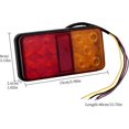 thumbnail image 5 of 2PCS LED Tail Lights Multifunctional LED Trailer Lights 12V Waterproof Parking Position Turn Signal for Truck Trailer Caravan Tractor, 5 of 5