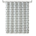 thumbnail image 5 of Dovelina Black Shower Curtain with 12 pcs Hooks,72" x 72", Machine-Washable, 5 of 5
