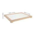 thumbnail image 2 of Pastilla de secado de malla de madera para hierbas de hierbas de secado de hierbas apilables para hojas de té malla de malla fina evita que caiga estante de secado de plantas para uso en el hogar, 2 of 6