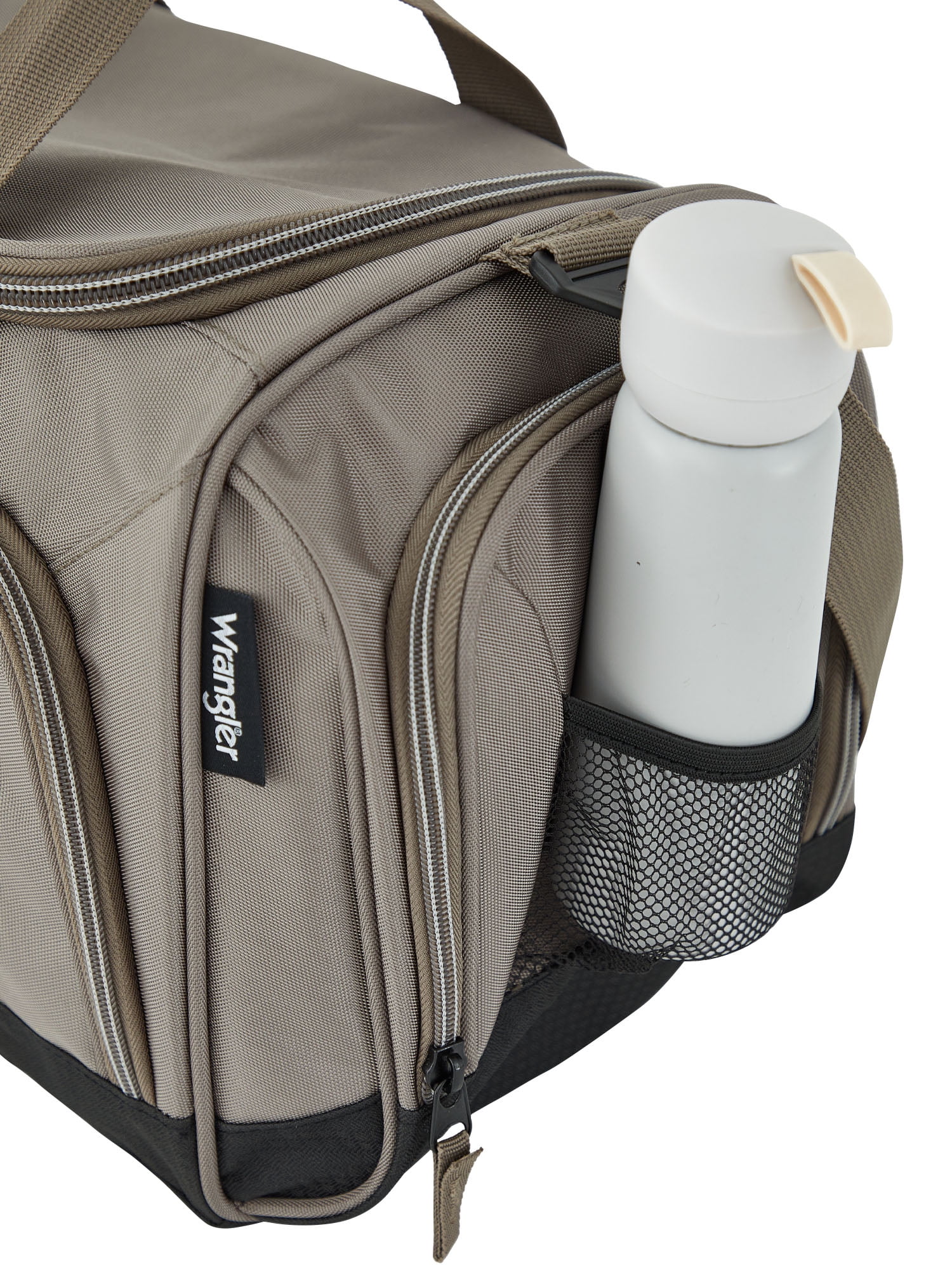 Wrangler 20" Sport & Travel Duffel with Water Bottle Holder - Fallen Rock Brown