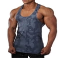 thumbnail image 3 of Débardeur de Sport Sans Manches pour Hommes en Coton Pur, 3 of 4