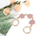 thumbnail image 4 of Unique Bargains 1 Pc Durable Camellia Bag Extender Chain Light Gold Tone Pink Zinc Alloy, 4 of 5