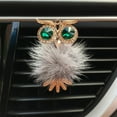 thumbnail image 2 of Car Accessories Car Air Fresheners 1 Pc Diamond Owl Car Air Freshener Clip Scent Aroma Car Accessories Decor, 2 of 2