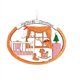 thumbnail image 1 of Navidad Natividad Colgante De Madera Adornos Adornos Con Hueco Tallado Para La Decoración De La Fiesta De Navidad Eigraketly HA042674-02, 1 of 6