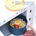 thumbnail image 4 of XWSHYW Contenedores de Almacenamiento Fiambrera Bento para Adultos, Juego de Fiambreras Portátiles, 2 Niveles, Apilables, a Prueba de Fugas, Apta para Adultos, Adolescentes y Niños, 4 of 6