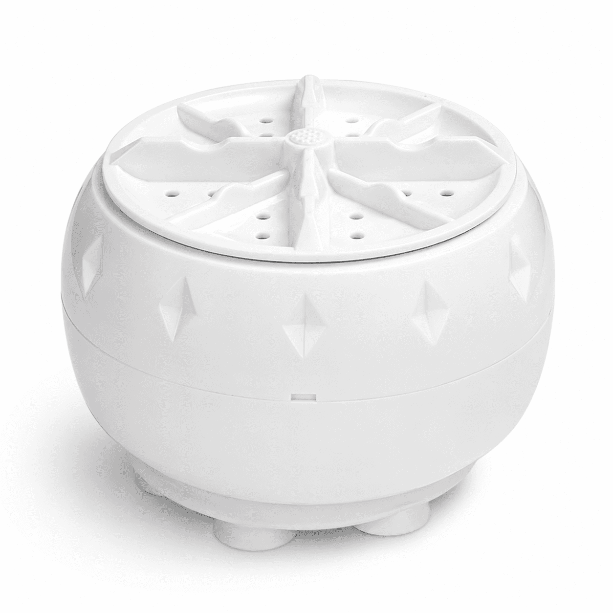 ABCISI Mini Ultrasonic Turbine Washer, USB-Powered Portable Washing Machine with 6 Suction Cups for Socks, Underwear and Baby Clothes, Compact Laundry Cleaner for RV, Dorm, Travel and Camping