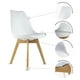 thumbnail image 3 of Set de 4 Sillas de Comedor Acojinadas Frankfurt Blanco Mundo In Casa, 3 of 10