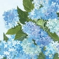 thumbnail image 2 of Lovell, Kathrine 26x26 White Modern Wood Framed Museum Art Print Titled - Decorative Hydrangea I, 2 of 4