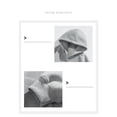thumbnail image 3 of Loose Hoodie Men Zip Up Heavy Fabric Jacket Coats Streetwear, 3 of 6