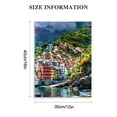 thumbnail image 2 of Creowell Italy Wall Art Cinque Terre The Picture of Amalfi Coast Landscape Modern Canvas Painting Wall Art Print On Canvas Artwork for Wall Decor 12x16 in, 2 of 5