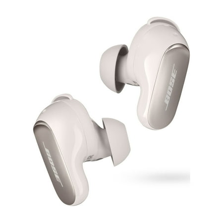 Bose QuietComfort Ultra Wireless Earbuds, Noise Cancelling Bluetooth Headphones, White Smoke