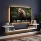 thumbnail image 5 of Repisa Flotante Para Tv Decorativa Reforzada Blanco, 5 of 5