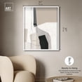 thumbnail image 4 of Stripped Down I Shadowbox Print Minimalist Art by Art Remedy, White Frame, 30 x 36, 4 of 6