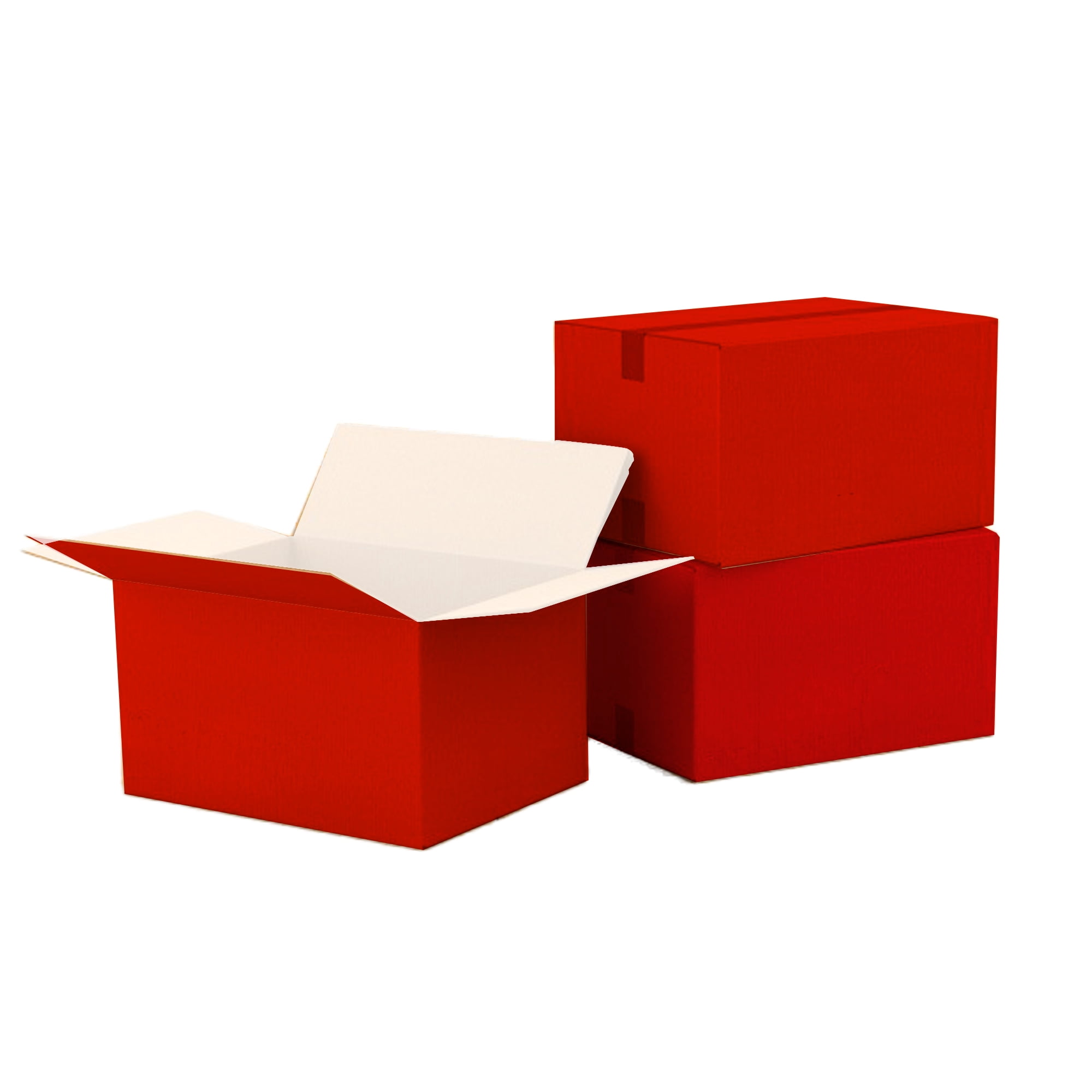 Ucanpack Corrugated Mailer Box Packing Supplies For Moving, 6 x 6 x 6" Red - 25/Bundle