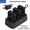 Black, variant on Domars Portable Charging Station, with 3pcs 10,000 mAh Magnetic Portable Chargers. Supports 22.5 W Super-fast Charging Power Bank, Includes Built-in Type-C/Lightning Cables, with LED Display