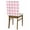 Pink, variant on nqOlkjepod Pink Checkered Chair Covers Set of 6, Decorative Chair Back Cover, Pink White Buffalo Plaid Dining Room Chair Slipcovers Removable Chair Protectors Covers for Party Banquet