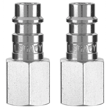 Legacy Manufacturing Flexzilla High Flow Plug, 1/4 Body, 1/4 FNPT