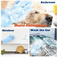 thumbnail image 5 of Magic Pet Grooming Gloves, Dog Bath Shampoo Gloves with High Density Teeth, Heat Resistant Silicone Pet Hair Remover Brush for Cats and Dogs, Light Blue, 5 of 5