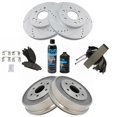 thumbnail image 2 of TRQ Front & Rear Ceramic Pads Rotors Drums & Shoes Kit for GM Truck New BKA18649 Fits select: 2005-2007 CHEVROLET SILVERADO, 2005-2007 GMC NEW SIERRA, 2 of 8