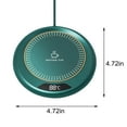 thumbnail image 3 of HIBIBUD 2026 New Coffee Cup Warmer with Auto Shut Off&Usb Port,3 Mode Coffee Mug Warmers Electric Plug In,Larger Heating Area Coffee Cup Warmer for Desk Mug Warmer Electric,Electric Beverage Tea, 3 of 3