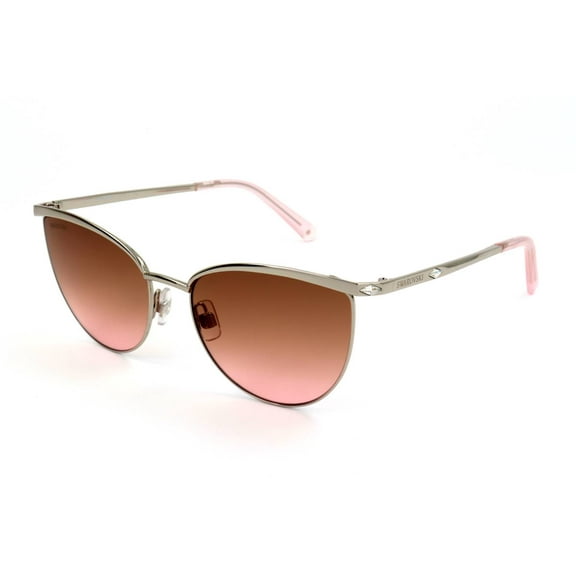 Swarovski sunglasses SK0195 WOMAN 56/17/140 16F SHINY PALLADIUM