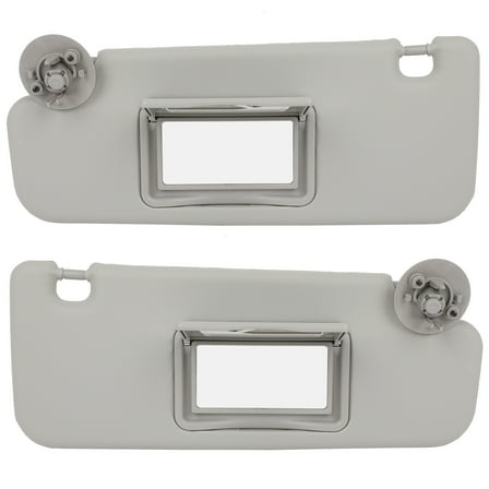 SCITOO Gray Left & Right sides Car Sun Visor Assembly Without Sunroof fit for Chevrolet Sonic 2012 2013 2014 2015 2016