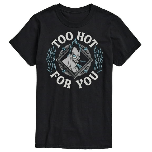 Disney Villains - Hades Too Hot For You - Men's Short Sleeve Graphic T-Shirt