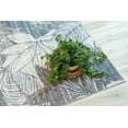 thumbnail image 5 of Rug Branch Modern Floral  Brown Grey Indoor Soft Area Rug - 8x10, 5 of 6