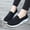 Black, variant on YOUYEDIAN Orthopedic Shoes for Women Arch Support Non Slip Slip on Sneakers Lightweight Knitted Mesh Stretch Walking Shoes Soft 2026 Foam Shoes (White)