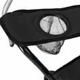 thumbnail image 3 of GoTeam Double Folding Chair Set with Umbrella and Cooler Bag, Black, 3 of 5