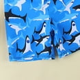 thumbnail image 5 of Hiijoy Toddler Boys Swimsuit Shark Print UPF50+ Quick Dry Rash Guard Shorts Bathing Suit, Sizes 3-7, 5 of 7