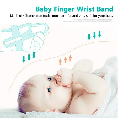 Walfront Silicone Non Toxique Bebe Enfants Garde De Doigt Stop Pouce Sommeil Sucer Le Traitement De Bande De Poignet Bebe Sucer Stop Sucer Le Poignet Walmart Canada