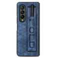 thumbnail image 2 of K-Lion for Samsung Galaxy Z Fold 4 Slim Case, Folding Design Wristband Ring Pen Holder Anti-Slip Strip Drop Protection Shockproof Case for Samsung Galaxy Z Fold4 6.7 inch,Blue, 2 of 9