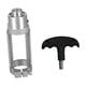 thumbnail image 3 of Adaptador de broca para taladro de agujero cuadrado Accesorio de aleación de aluminio Herramienta de carpintería Accesorios profesionales resistentes, 3 of 9