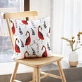 thumbnail image 5 of LALILO Throw Pillow Covers Folk Folk Art Floral With Birds Bird Cushion Cover 18" x 18", 2 Pack, 5 of 6