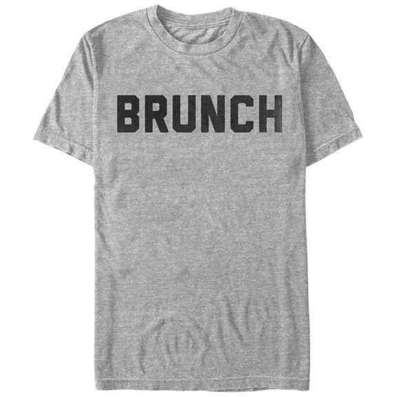 Women's CHIN UP Brunch Boyfriend Graphic Tee Athletic Heather 2X Large