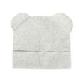 thumbnail image 4 of ManxiVoo Infant Ribbed Hat and Mittens Set Soft Cotton Baby Beanie with Ears No Scratch Mittens for Newborn Boys Girls, 4 of 8