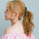 thumbnail image 5 of Androxeda 2 Pieces Hair Tweezers for Women Large Plastic Hair Clip Ponytail Hair Clip Banana Clip Ladies Most Sturdy for Volume (Black and Brown) -, 5 of 5