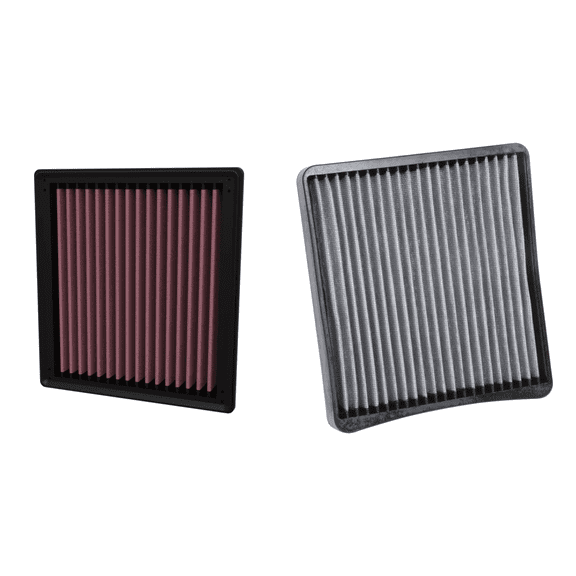 K&N High-Flow Lifetime Engine and Cabin Air Filters for 2019-2026 RAM 2500 / 3500