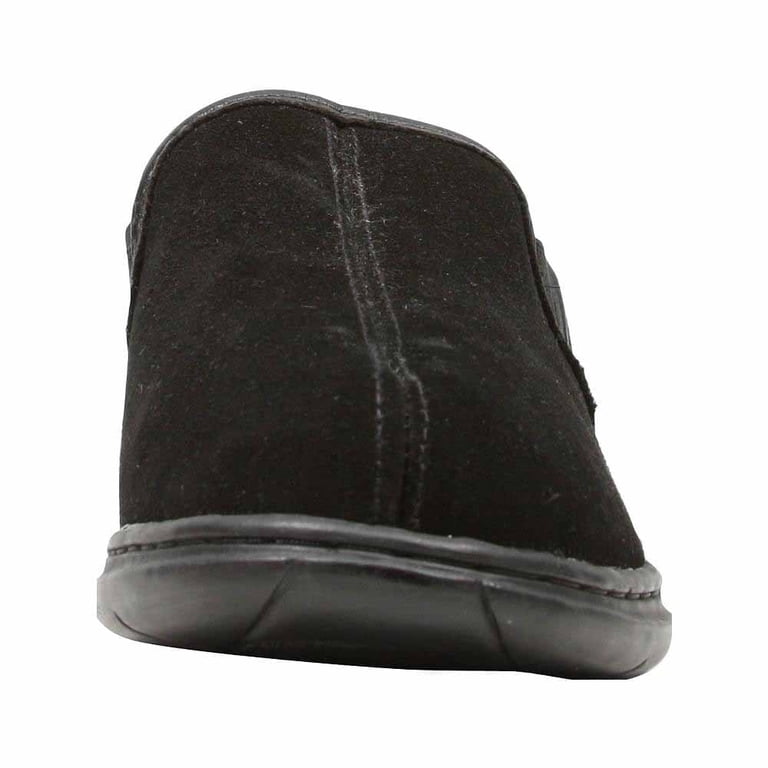 L.B. Evans Klondike Men\'s Slip-On Slippers Size 10 Black‎ Suede Cozy Indoor L.B. Evans Klondike Men main image 2