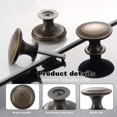 thumbnail image 2 of 16 piezas Boutons De Placard Vintage 30mm Poignes De Porte Rond Pour Meuble Armoire Cuisine Tiroir Avec Vis, 2 of 5