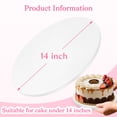 thumbnail image 3 of Cake Drum Ciyufavo, base redonda de cartón blanco de 14 pulgadas, paquete de 12, 3 of 7