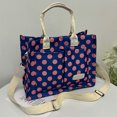 thumbnail image 2 of Bolso Mano Informal para Mujer Con Correa Ajustable Lunares/florales Fiestas Y, 2 of 6