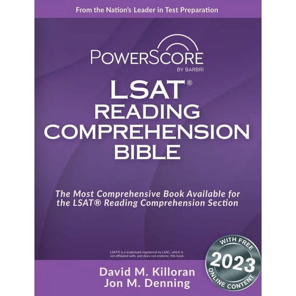 LSAT Bible: Powerscore LSAT Reading Comprehension Bible (Paperback)