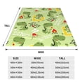 thumbnail image 3 of Sikiie Cute Dinosaurs Cartoon Ultra-Soft Micro flannel Blanket Luxury All Seasons Warm Blanket for Bedding Sofa and Travel (4 sizes)-60"x50", 3 of 7