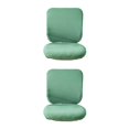 thumbnail image 3 of Guardoinrt Soft and Breathable Swivel Chair Cover Seating Experience Light Green Backrest + Cushion Cover 2Set, 3 of 6