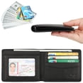 thumbnail image 2 of Billetera HIMI de piel auténtica con bloqueo RFID para hombre, 2 of 7