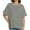 Heather gray, variant on Women's Casual Short Sleeve Crew Neck T-Shirts