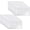48pcs, variant on A5 Plastic Clear Envelopes Folder with Hook & Loop Closure 6x10" Invoice Receipt Organization with Label Pocket 12 count